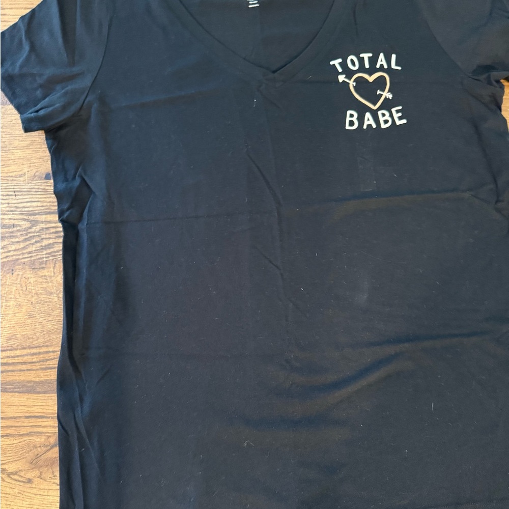 Torrid Black Cotton T-Shirt